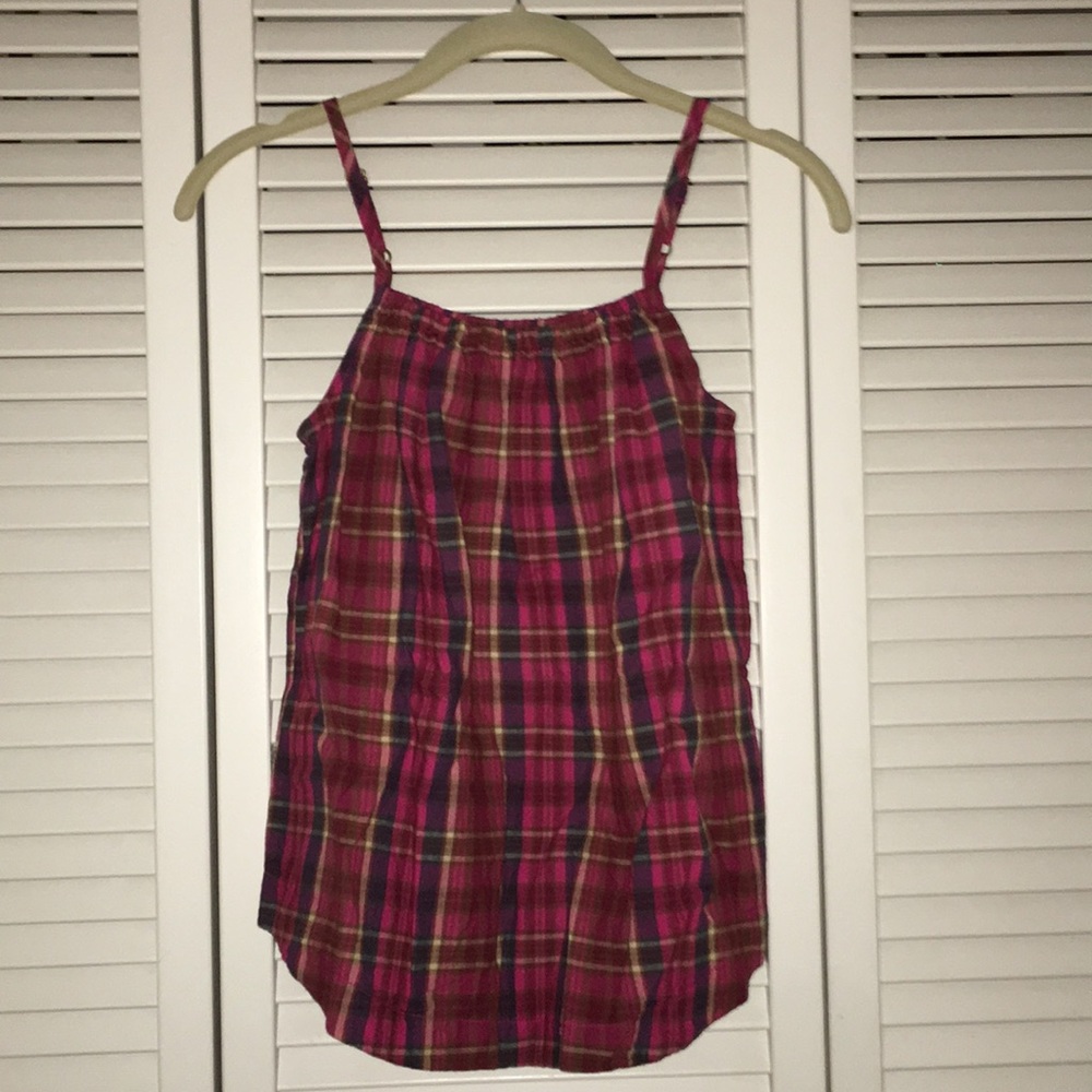 Peek Girls Plaid Tank Top